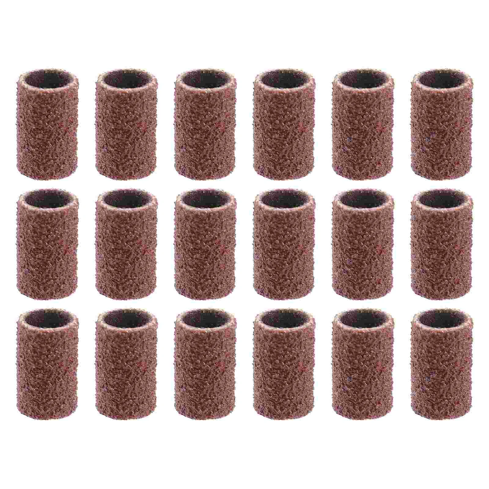 300pcs Sanding Bands Nail Drill Sanding Ring Grinding Polisher Essential Supplies Sand Circle Manicure Tool (100pcs 80# + 100pcs