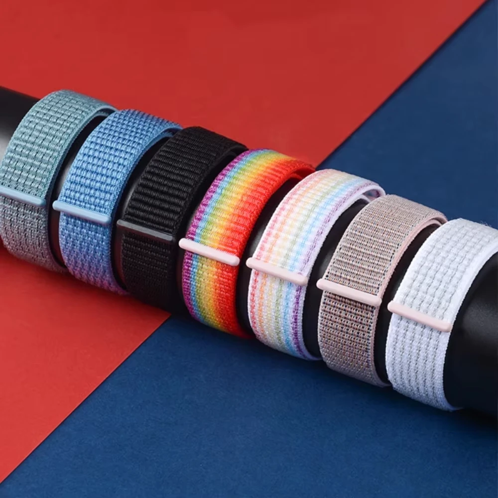 Hülle+Nylon-Schlaufe für Samsung Galaxy Fit 3 Armband Zubehör Atmungsaktives, verstellbares Ersatzarmband Galaxy Fit 3 Band