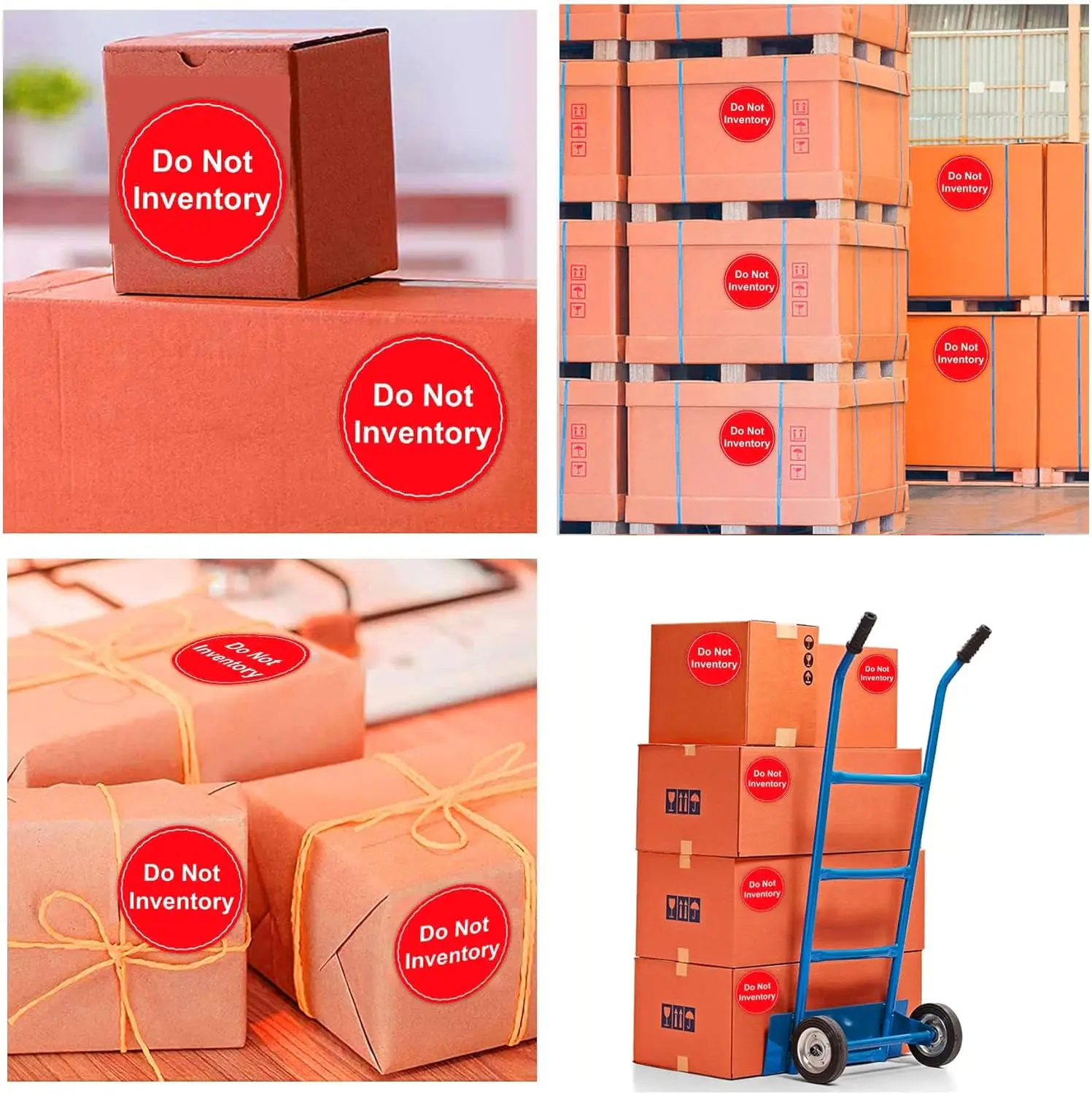 在庫不要ラベル 2インチ 在庫不要ステッカー 1ロールあたり500枚（2個パック）