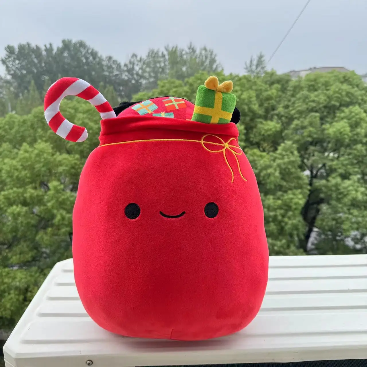 

Новинка 2025, рождественские плюшевые игрушки, мягкая подушка, кавайная мультяшная рождественская елка, мягкие подушки, украшение для кукольного дома, подарки для вечеринки