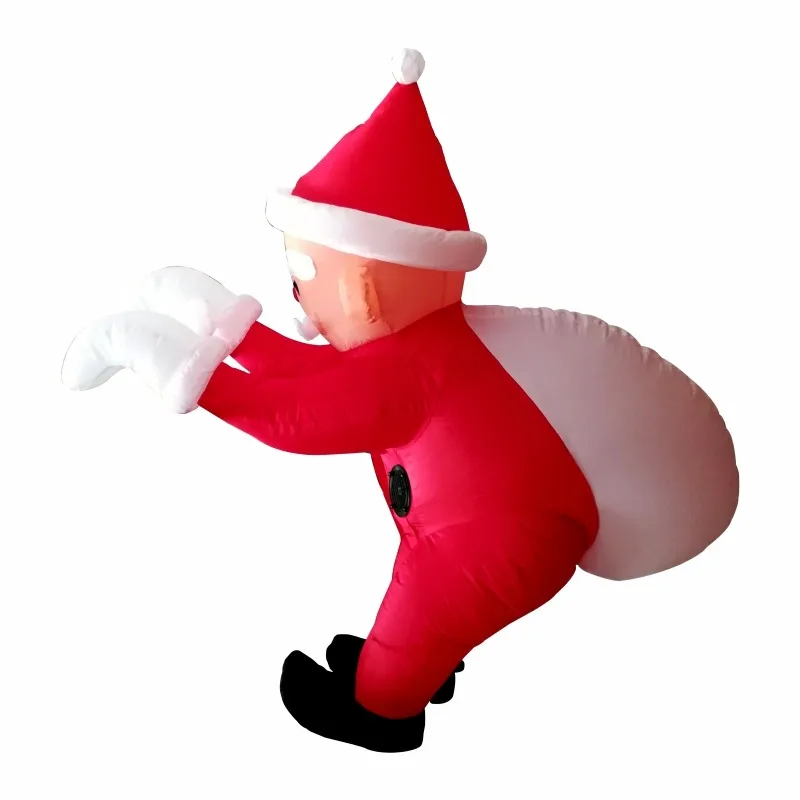 Inflatable Santa air model glowing decorative tree snowman arch Christmas Santa climbing wall cartoon model