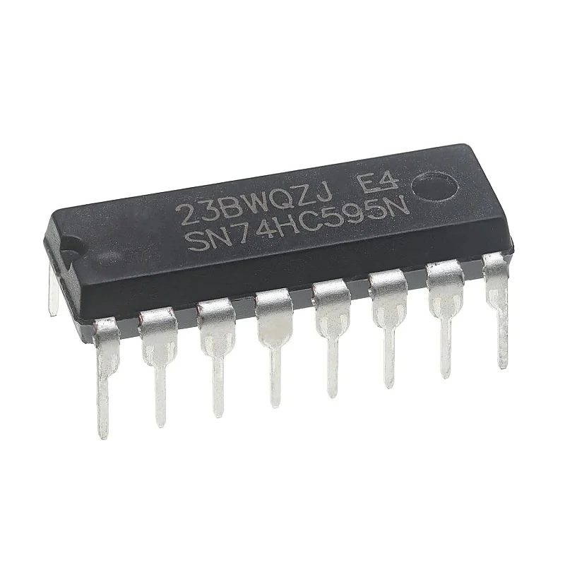 SN74HC595N 74HC595 74HC595N 74595 Logic Slide Register 8 Bit 74595 3 State Output Register IC DIP-16 (Pack of 30)