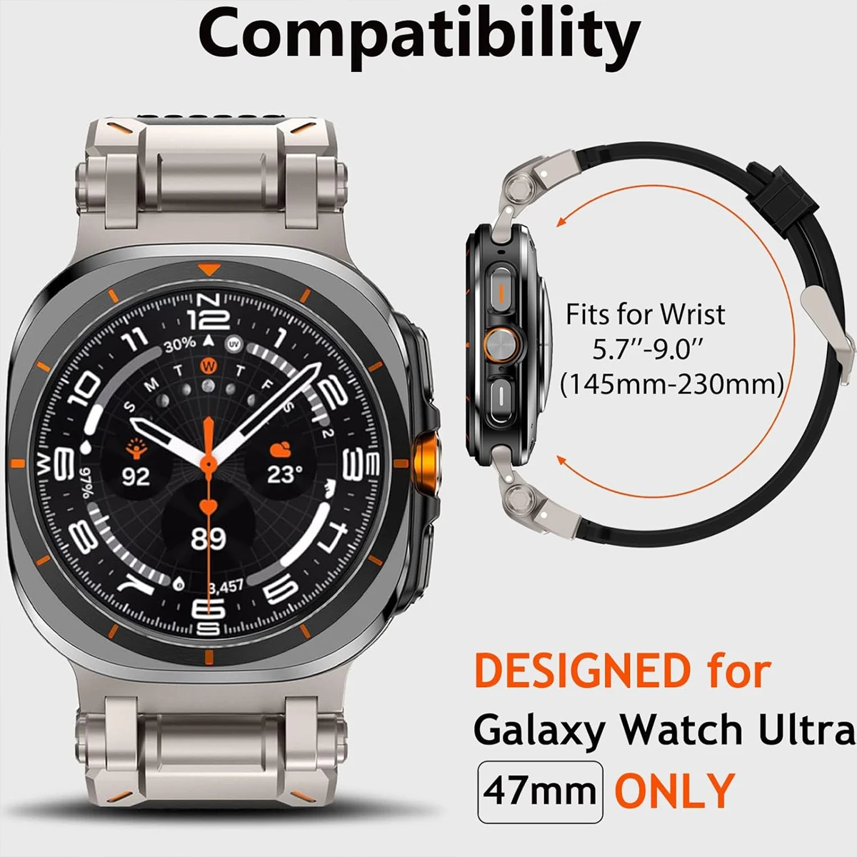 Luxury Leather Band for Samsun - Luxury Watch Galaxy ulasan dan harga
