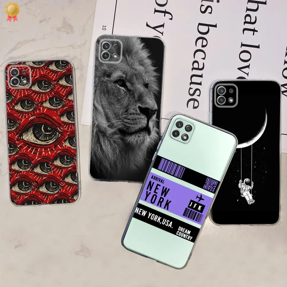 For Samsung Galaxy A22 S A22S 5G Case Silicone Cartoon Soft Protective Back Cover For Samsung A 22 A22 A22S 5G Phone Case Funda