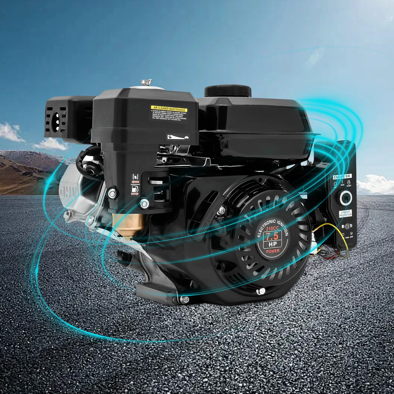 7.5HP 4Stroke Gas E…