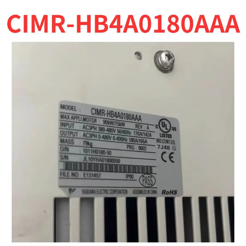 90% new CIMR-HB4A0180AAA frequency converter tested OK