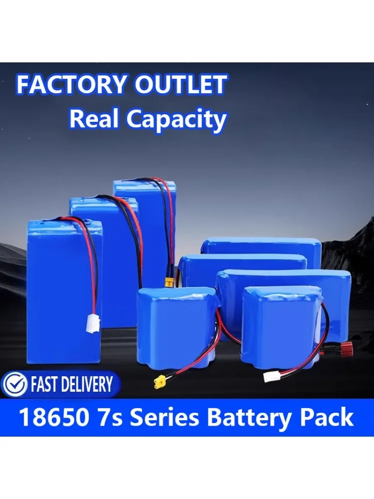 Batterie 25,9 V 7 S String 18650 3000-21000 mAh BMS [Certifié CE] pour les systèmes de sécurité domestique