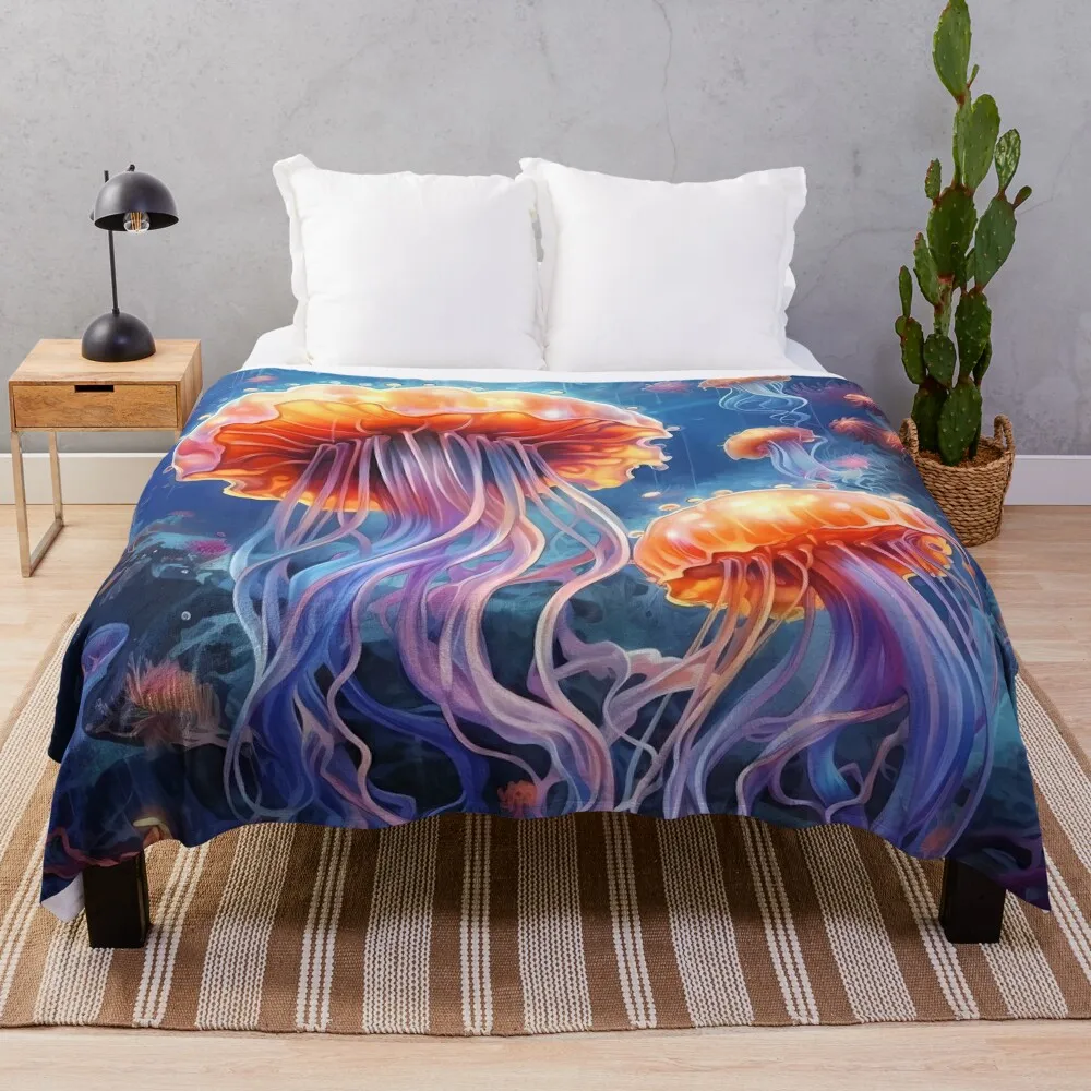 

Jellyfish #25 Throw Blanket Baby christmas gifts Blankets