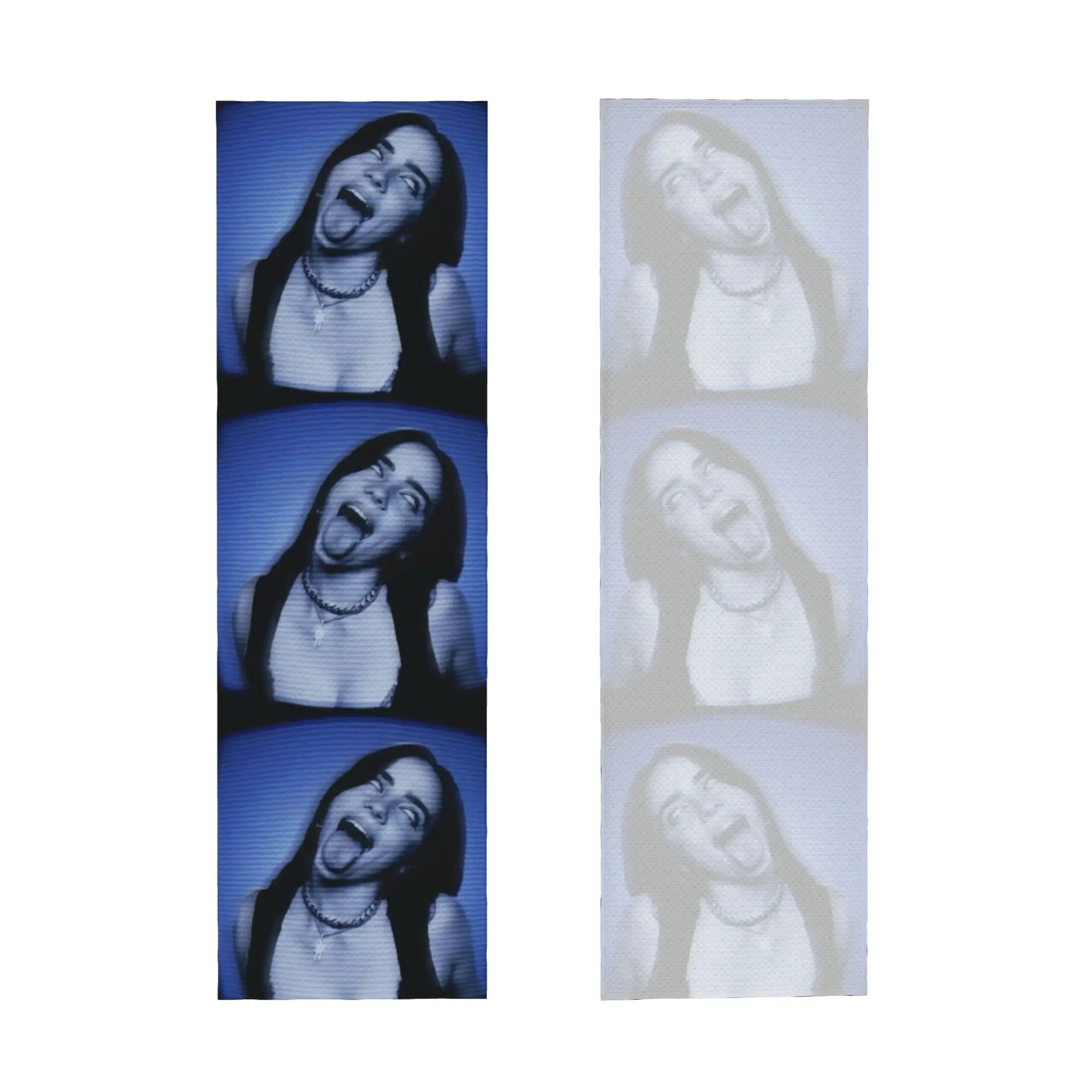 Singer Music Billies Eilishs Cold Exercise Towel  Yoga And Fitness Running Outdoor Activities Travelling Swimming Camping Towels