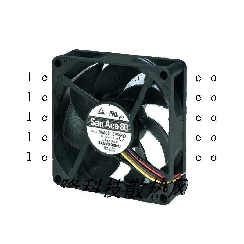 

Оригинальный вентилятор SanAce80 9GA0812P6G001 G004 DC12V, бесшумный, с высоким воздушным потоком, 8020
