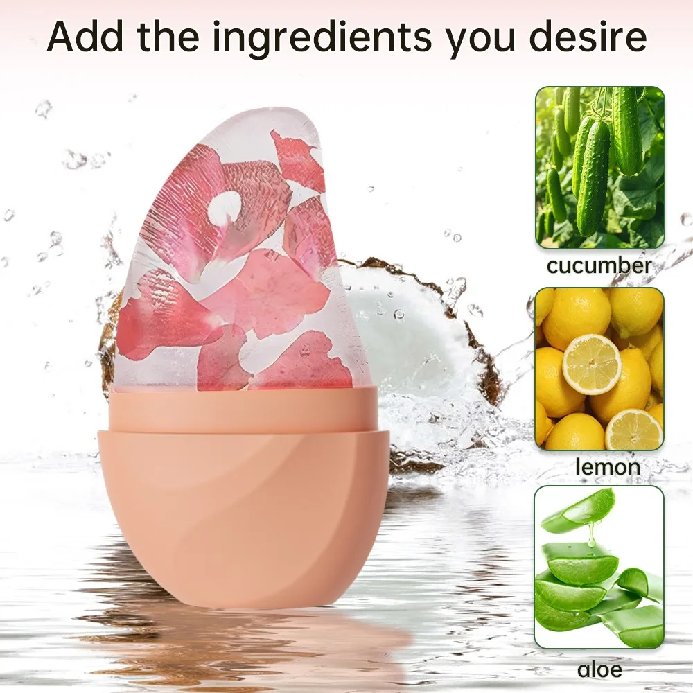 Mango Shaped Ice Mold For Face Beauty Facial Ice Cube Mold Ice Roller For Face And Eye Icing Gua Sha Face Massage Skin Care Tool - Image 5