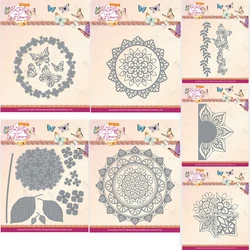 Piggy Craft metal cutting dies cut die mold Flower butterfly decoration Scrapbook paper craft knife mould blade punch stencils