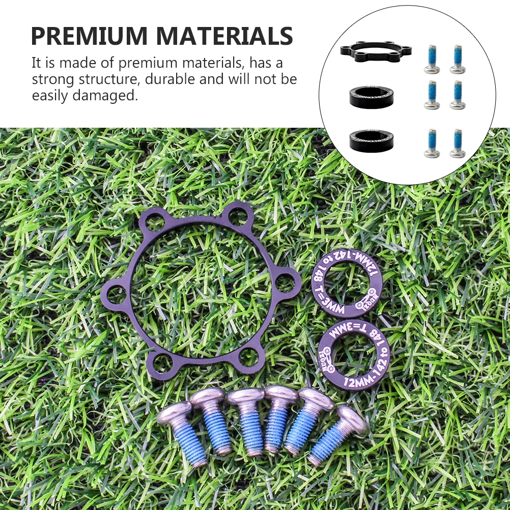 9Pcs Bicycle Hub Screw Washers Aluminum Alloy Durable Lightweight Elastic Fixation Mountain Road Bike Accessories Spacer Gaskets
