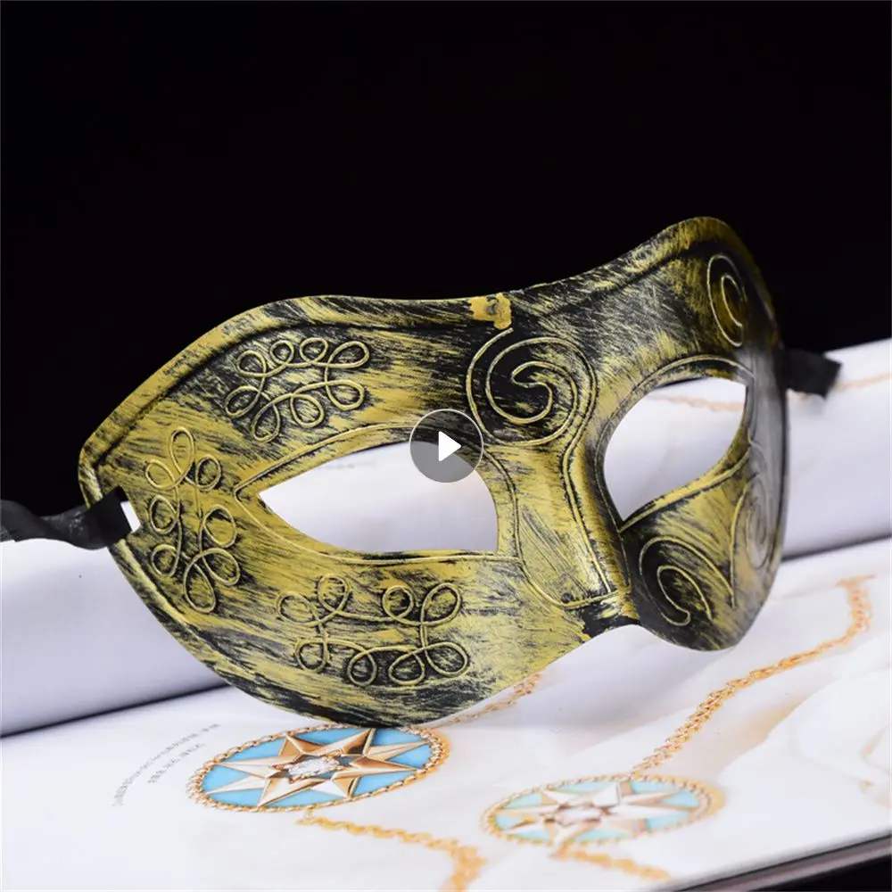 Decorative Mask Colorful Creativity Comfortable General Halloween Dresses Halloween Mask Transparent Creative Half Face Mask