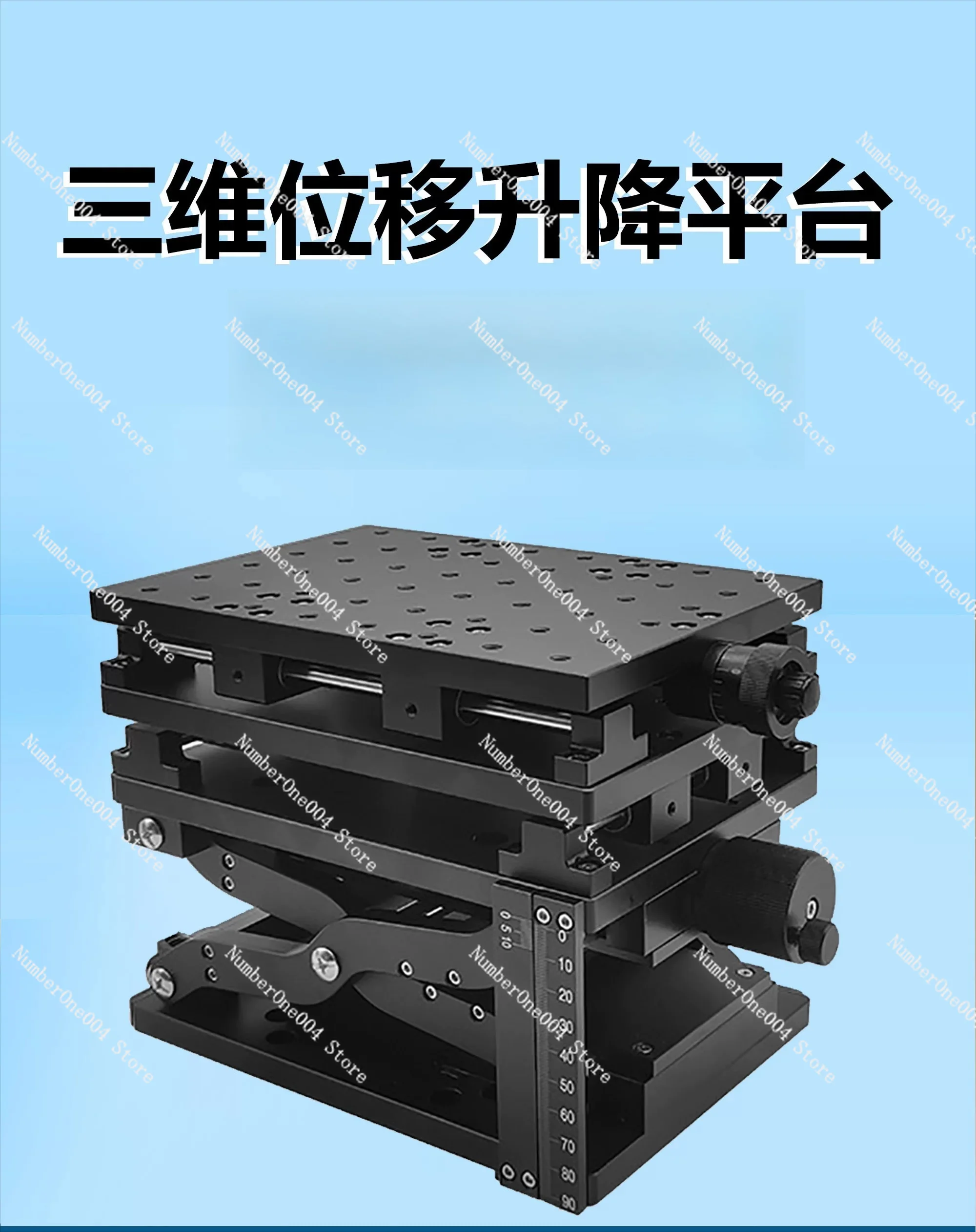 Manual XYZ Positioning Stage 3 Axis Linear Translation Table for Laboratory Microscope