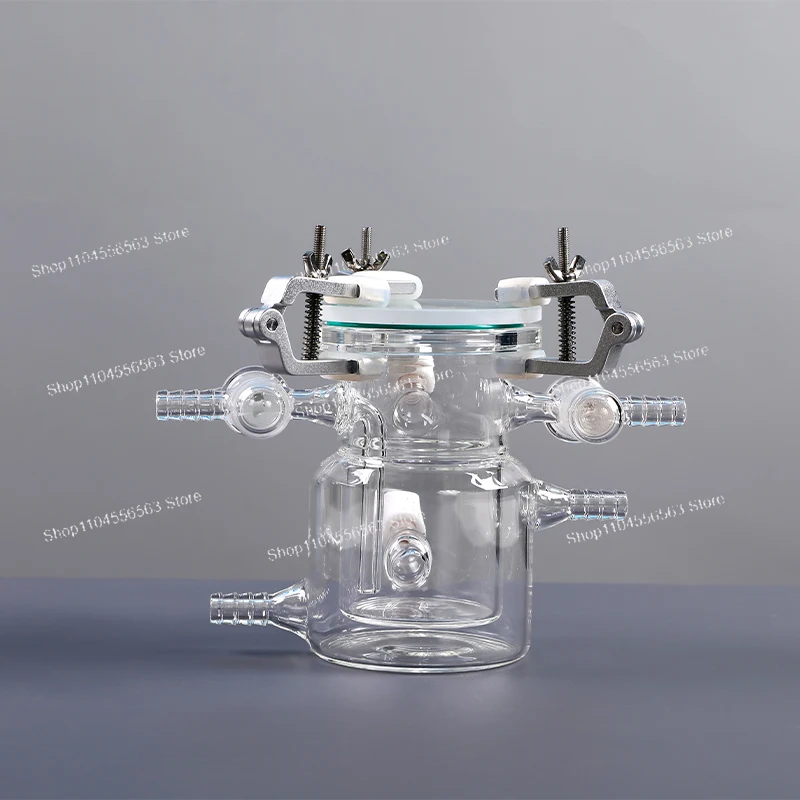 Customized Top Illuminated UV Visible Light Reaction Quartz Instrument for Photocatalytic Reactor Laboratory