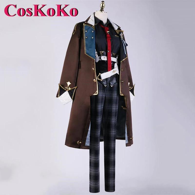 CosKoKo Hex Haywire Cosplay Anime Vtuber Nijisanji XSOLEIL Costume Fashion Handsome Uniform Halloween Party Role Play Clothing