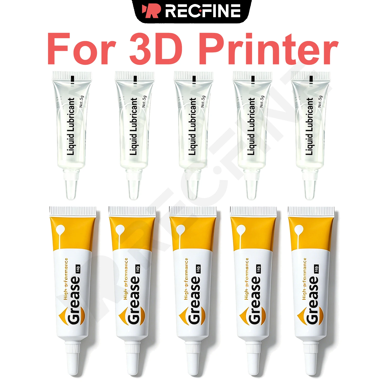 Professional 3D Printer Grease And Liquid Lubricant Maintenance Oil For Elegoo Anycubic Bambulab FDM Resin 3D Printer Acessories