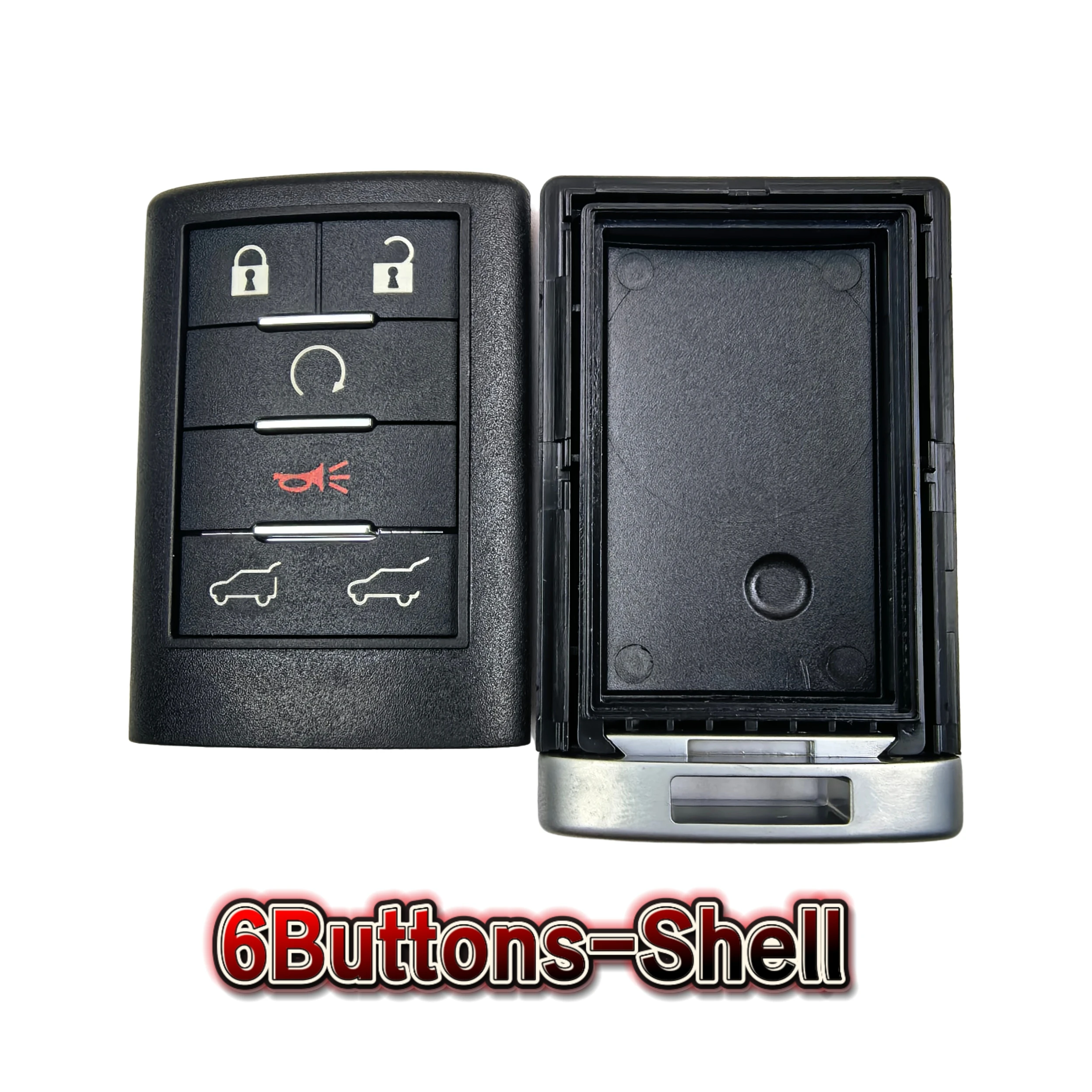 FCC: OUC6000066 315MHZ 4/5/6 Tasten Keyless Go Fernbedienung SUV Schlüssel/PCB/Gehäuse für Cadillac Escalade ESV EXT 2007-2014 CTS DTS Schlüssel – Detail 10