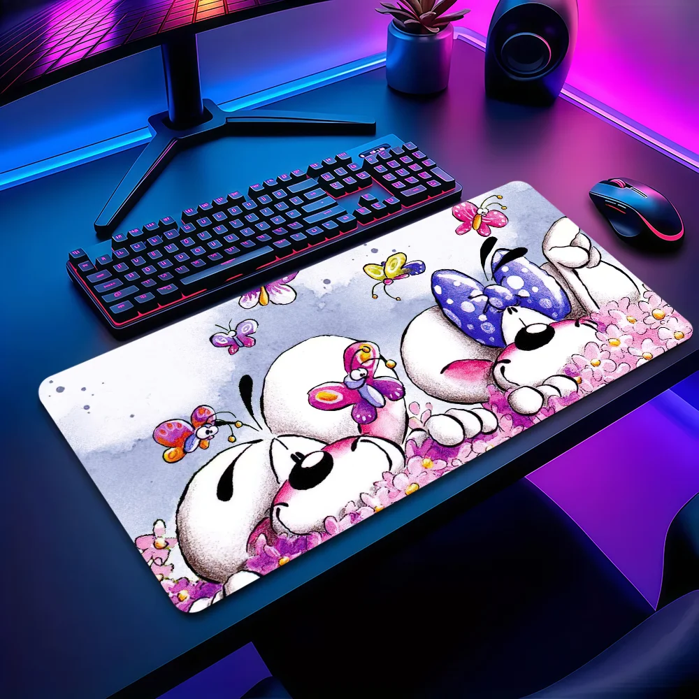 Cute D-Diddl Cartoon Mouse Pad Non-slip Thickened MousePad Large Writing Lockedge Office Student Gaming Cushion