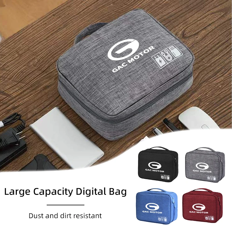 سيارة حقيبة التخزين الرقمية كابل بيانات USB المنظم حزمة ل GAC trumpchi GS3 GS4 GS5 GS8 Ga3 Ga4 Ga5 Ga6 Ga8 Gm6 Gm8 M8 M6 AION