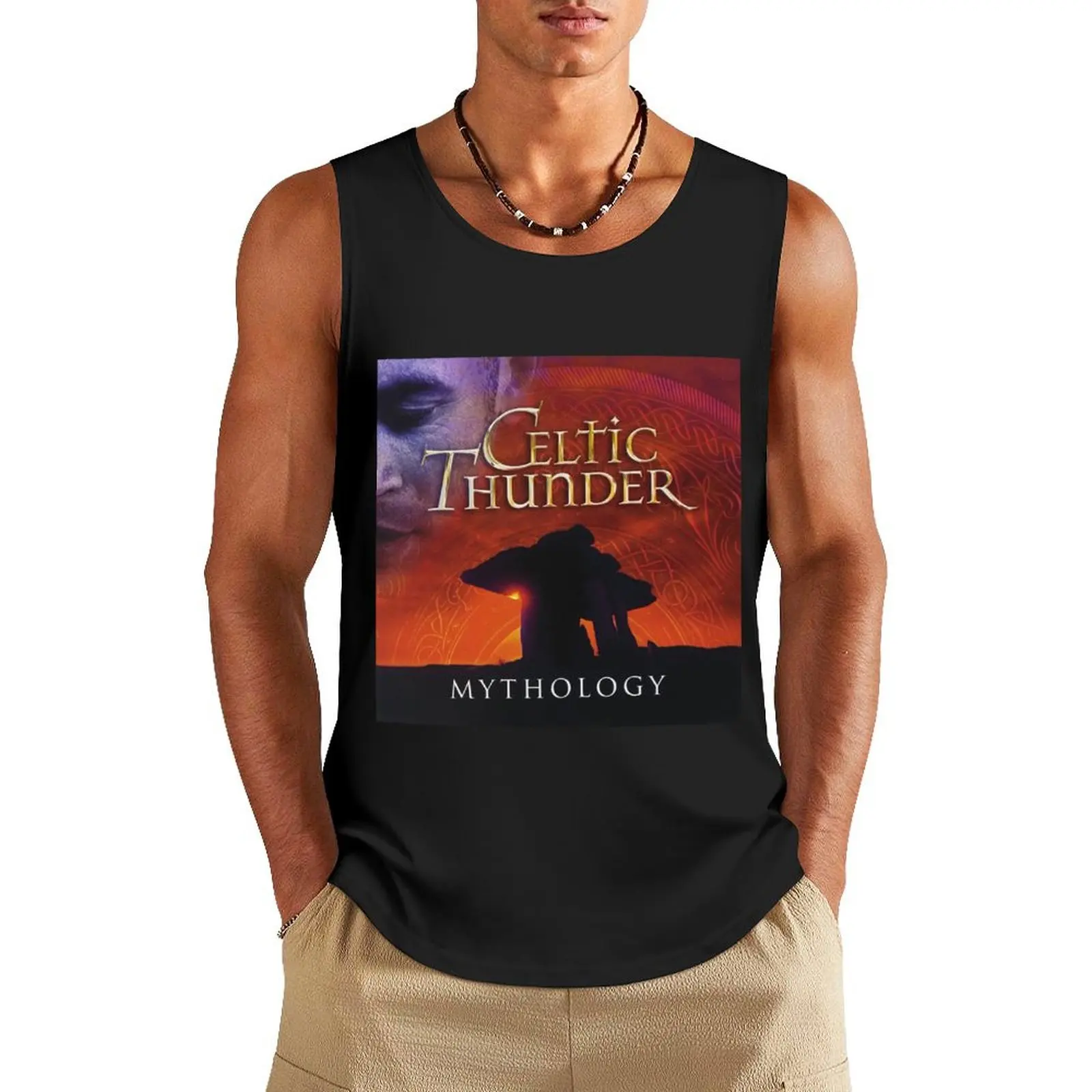 

Mythology Tank Top Men's gym clothing sleeveless vests Man clothes for gym