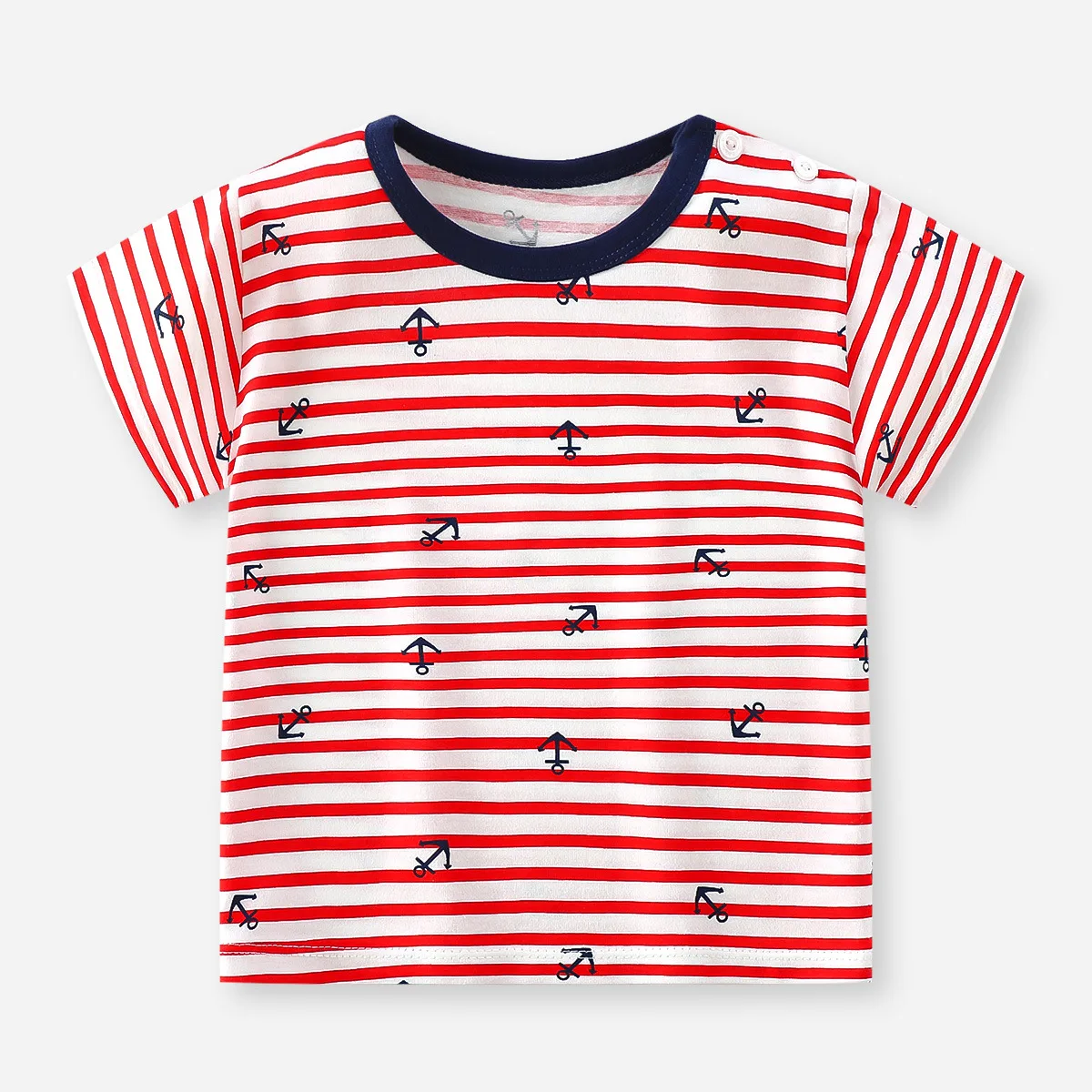 

Summer Kid Basic Tees Children Soft Cotton Thin Baby Clothe Tops Toddler Girl Causal Crew Neck T-Shirt Short-sleeve Bottom Shirt