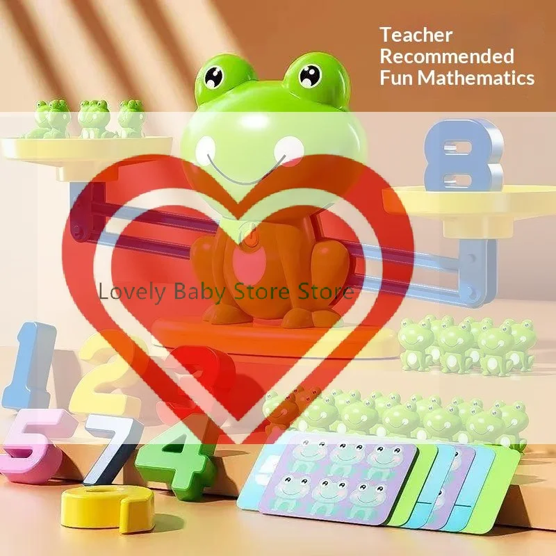 Mathematical Intelligence Math Toys Funny Frog Scale Children's Early Education Toys Addition Subtraction Balance Enlightenment