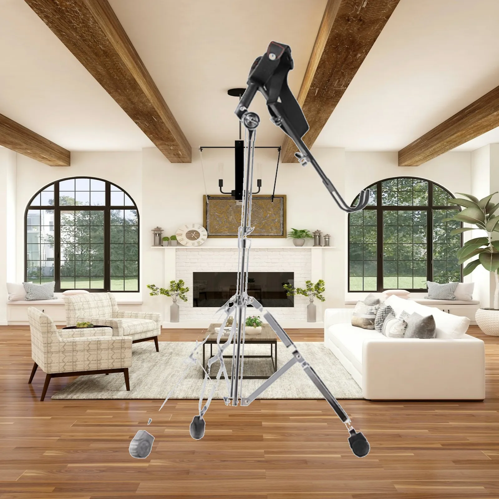 

Adjustable Metal Stand for Tambourine and Other Percussion Instruments