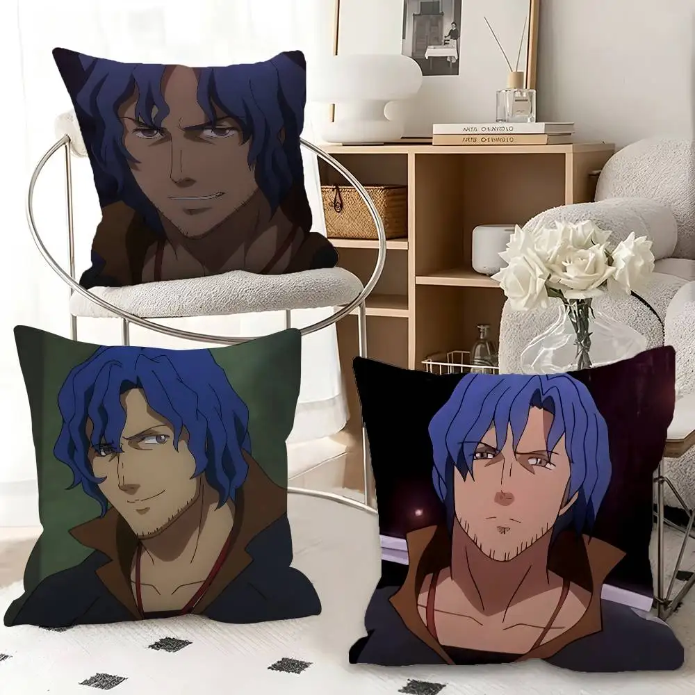 1pc Brain Unglaus Anime Characters Pillow Case Fashion Square Pillowcase Bedroom Sofa Room Ins Decoration Leisure