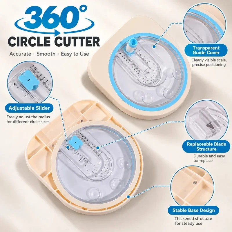 360° Rotating Circular Paper C - đánh giá và giá Scrapbooking
