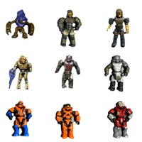 Mega ConstruSE Blocks HALOINFINTE Halos Heroes Action Figures 5.5cm Armor Detachable in Stock No Box