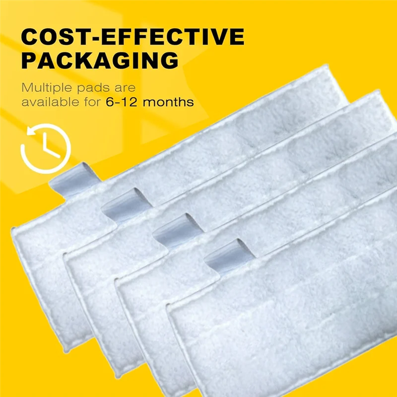ABVI-Microfiber Steam Cleaner Mop Pad Replacement Kit For Dupray Steam Cleaner Parts Refill Cleaning