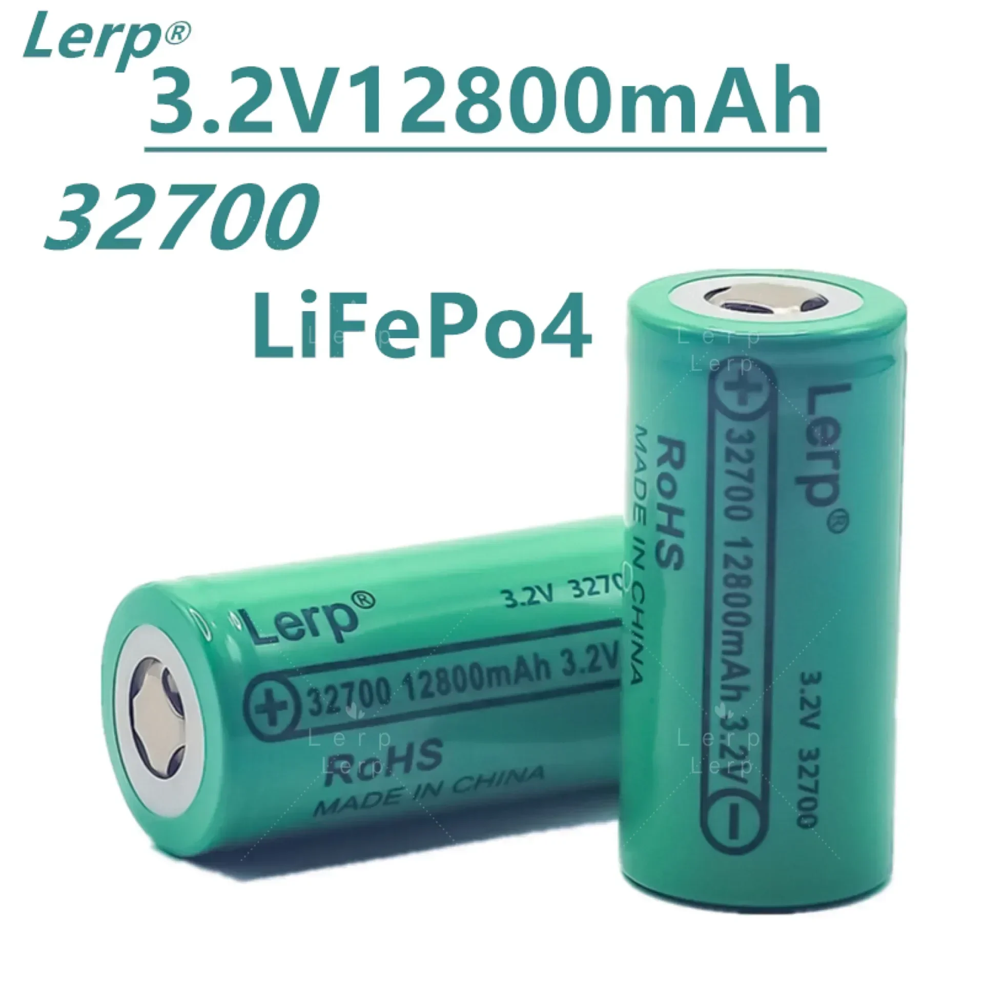 Rechargeable battery LiFePO4 100% brand new original 32700 12800mAH 3.2V professional lithium-ion iron phosphate.