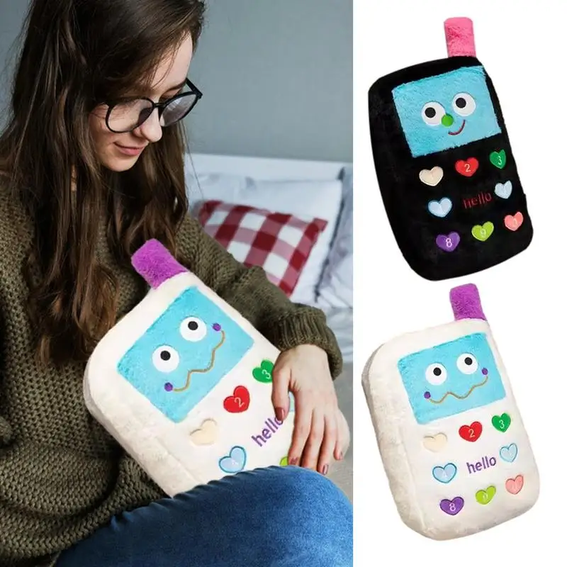 Plüsch Handy Spielzeug Handwärmer Spielzeug Puppe Reisekissen Handmuffs Bequemer Handwärmer für Winter Wohnzimmer Komfort