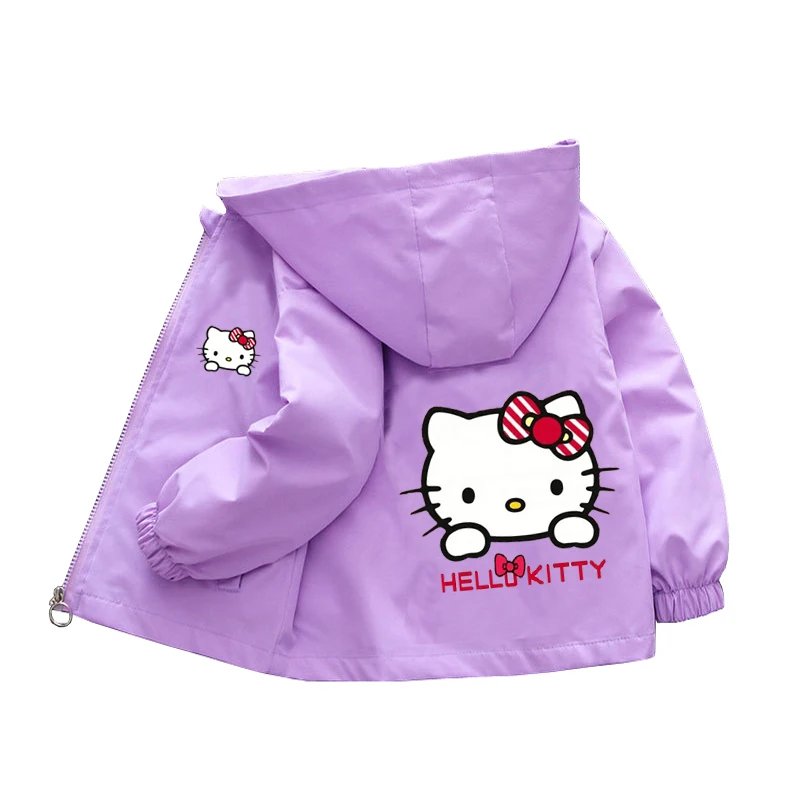 frozen 2 Spring and Autumn Girls Cartoon Jacket Girls hello kitty Outing Clothes Jacket Children outwear girl baby coat 1-10Year