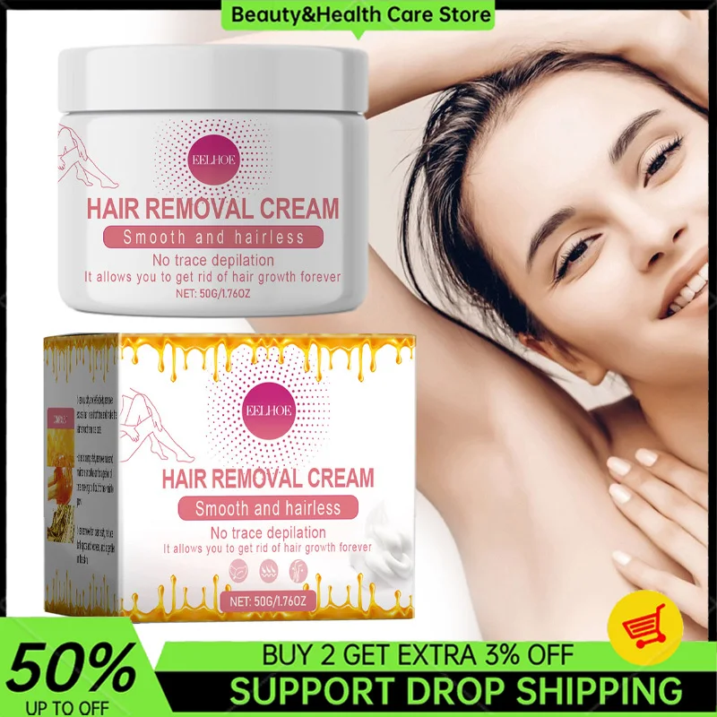 Honey Hair Remover Cream Inhibition Hair Growth Eliminate Hand Leg Armpit Chest Private Parts Gently Depilatory Painless Remover