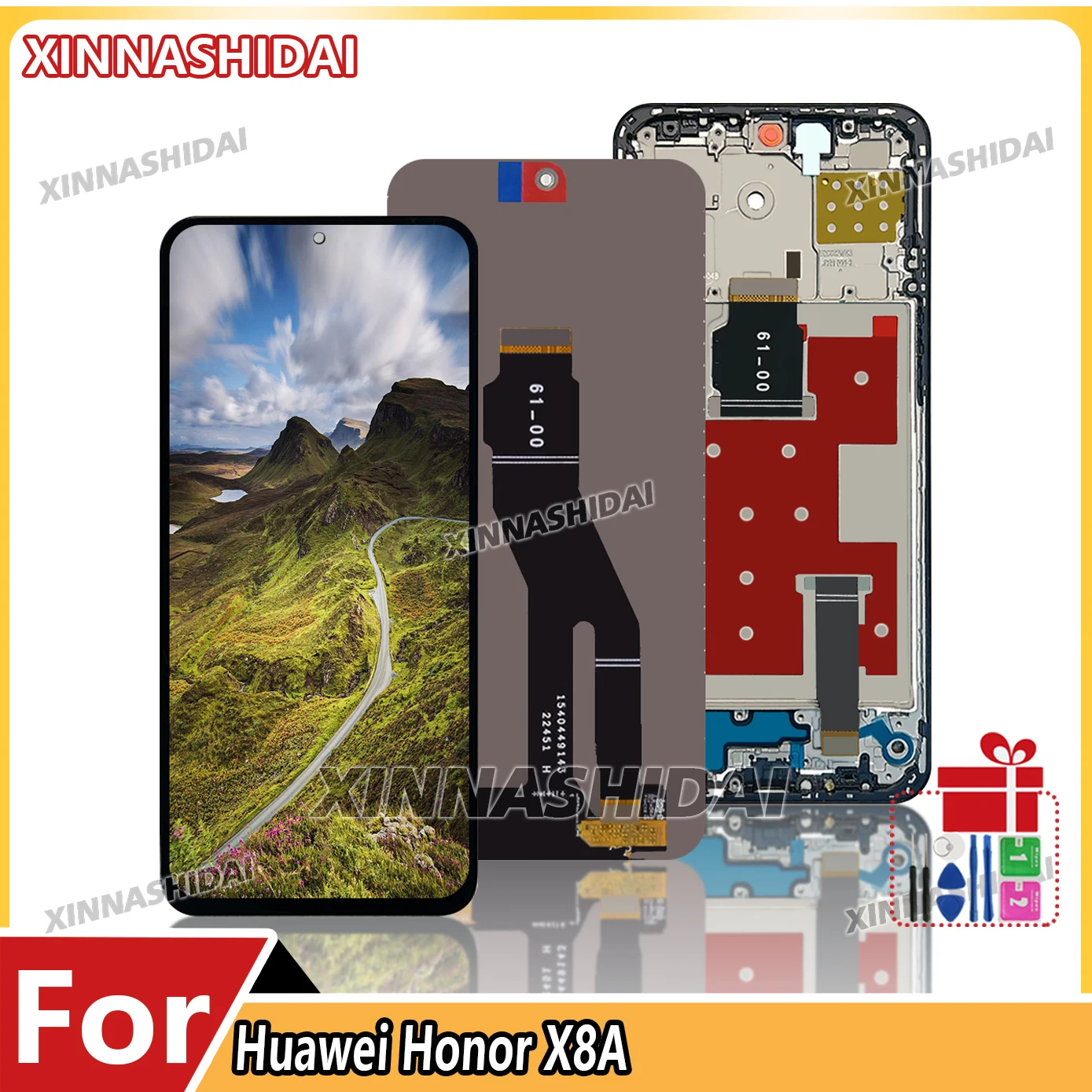 6,5 "Display Für Huawei Honor X8A LCD Display mit Touchscreen Digitizer Montage LCD Display Touch Screen für Honor X8A
