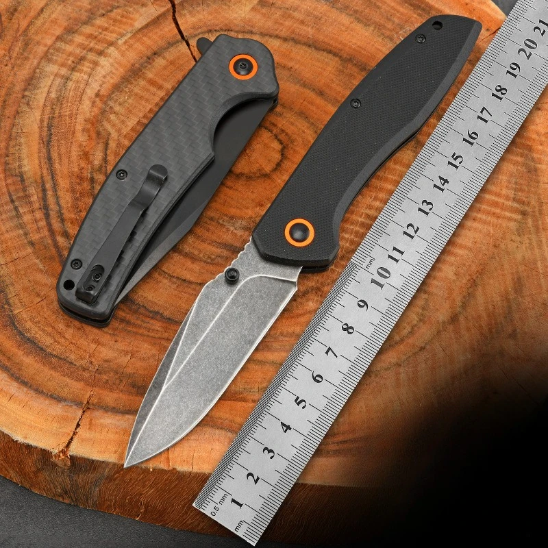 

High Quality Folding Knife 8CR Blade Carbon Fiberr Handle Camping Survial Outdoor Hunting Tactical Pocket Knives EDC Multitool