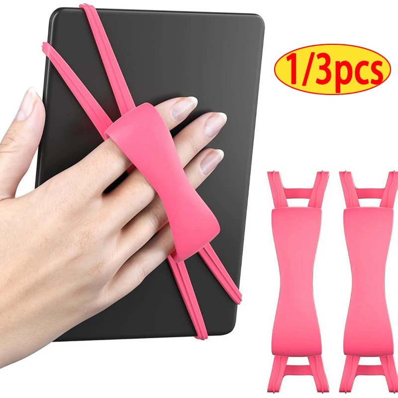 

Soft Silicone Hand Strap for Kindle Tablets Comfortable Lightweight Finger Grip Holder High Elasticity Straps for Kobo E-Book