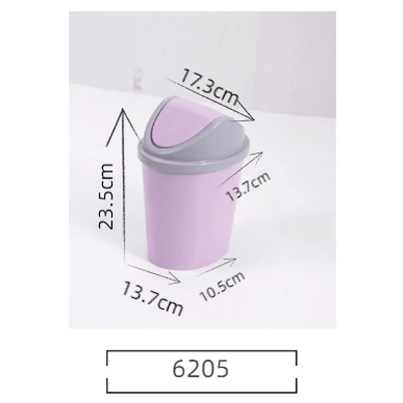 Shaped Creative Rocking Lid Trash Can Home Bathroom Bedroom Desktop Garbage Storage Box LivingRoom Covered Flip-top Paper Basket