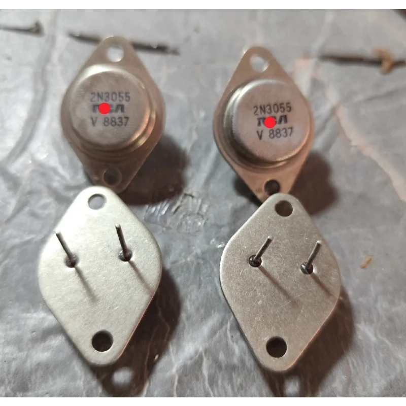 5Pcs Original Disassembled 2N3055 Mj2955 High-Power Audio Amplifier Transistor Inverter Gold-Edged Transistor