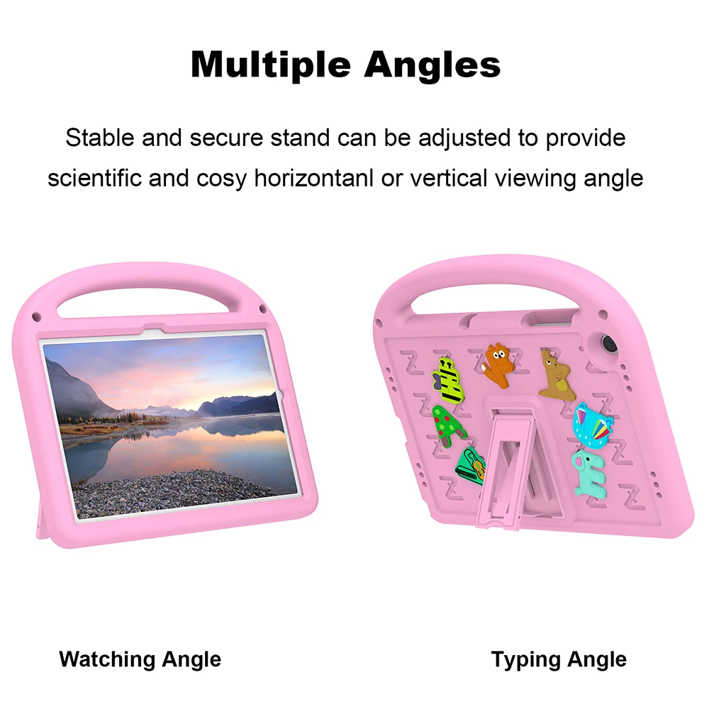 Tablet Case Cartoon Letter For Samsung Tab A9 T220 T225 8.7 Inch Tab A9 Plus 11 Inch Slot EVA New Material Without A Pen Slot