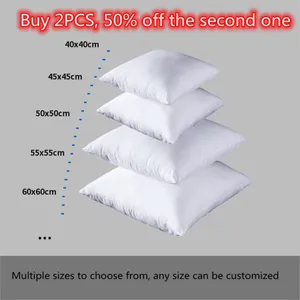 standar putih Bangkit Kembali Bantal Inti Sofa Kursi Mobil Dekorasi Interior Rumah pillows30x30/40X40 / 45X45/60x80cm 12 penjualan terbaik 70x100 - №