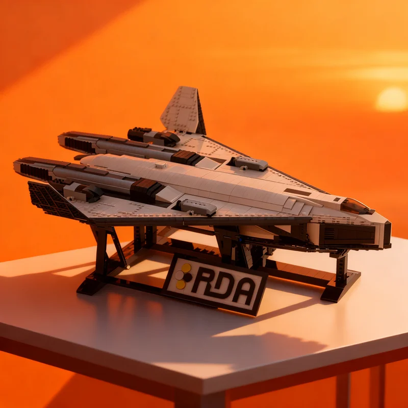 4751pcs MOC Valkyrie SSTO TAV 37B Class Shuttle Avatar Model Building Blocks Craft Art Creative Education Display Assemble Idea