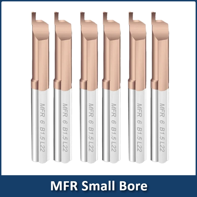 

MFR Full Range Of Small Bore Grooving Tools Carbide Internal Boring Tools CNC Super Mini Lathe Groove Cutter Bar