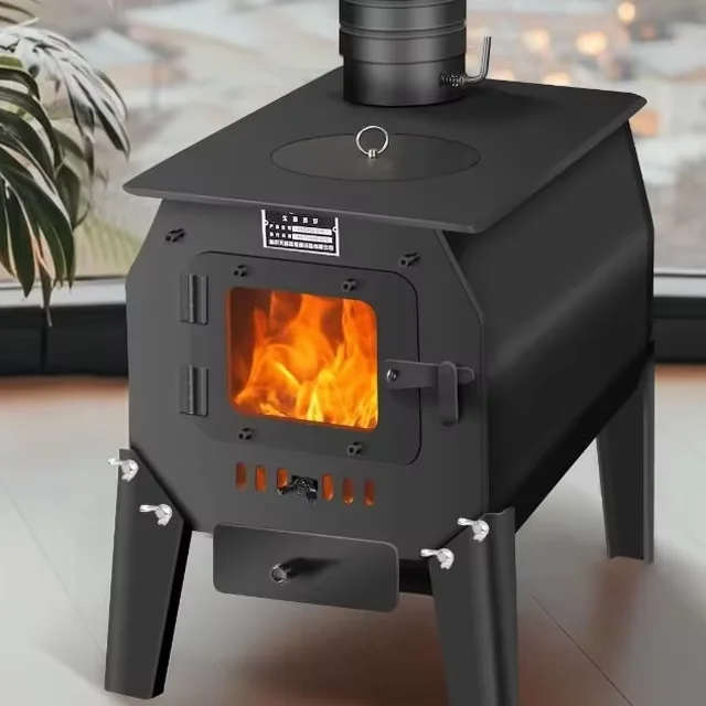 Tragbare Outdoor Heizung Camping Holz Sauna Herd Pop Camping Herd Holzofen für Outdoor Camping