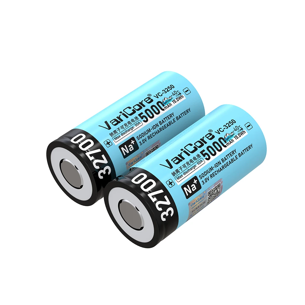 VariCore VC-3250 32700 Sodium-ion battery 5000mAh rechargeable -40 ° C wide temperature range for power tools and backup power