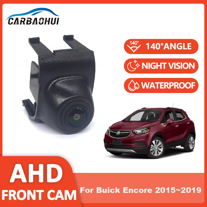 

CCD HD ночного видения 140г. ° Объектив «рыбий глаз», автомобильная камера с логотипом спереди, фирменная камера с передним логотипом для Buick Encore 2015 ~ 2019