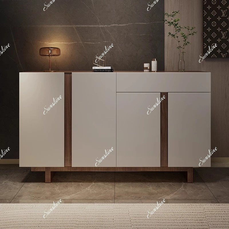 

Modern simple storage cabinet with bucket into the home restaurant cabinet